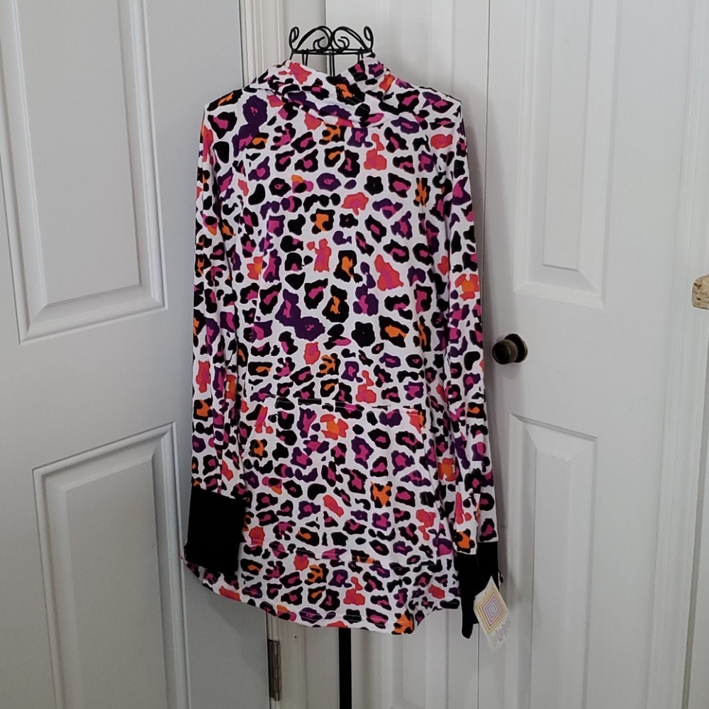 NWT Beautiful Muli Color Light Weight Hoodie.